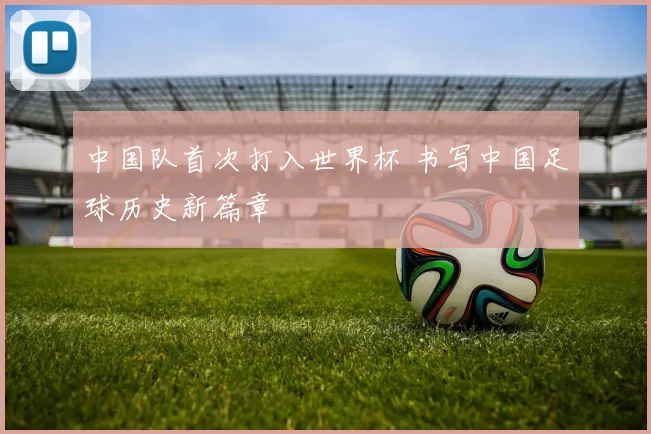 中国队首次打入世界杯 书写中国足球历史新篇章